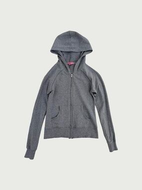 Fitted Zip Front Hoodie